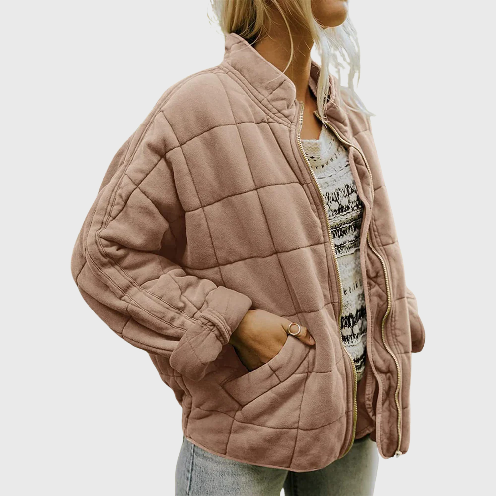 Josiane | Elegant dunjakke med oversized passform