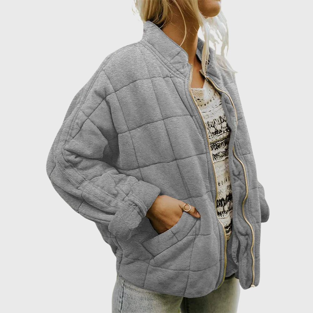 Josiane | Elegant dunjakke med oversized passform