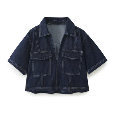 Pernille | V-Hals Denim Sett
